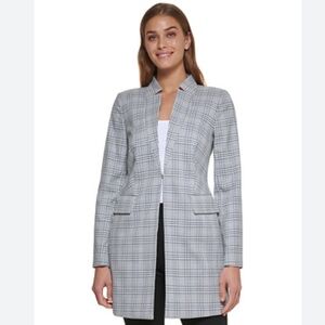 DKNY Plaid Topper Jacket NWOT